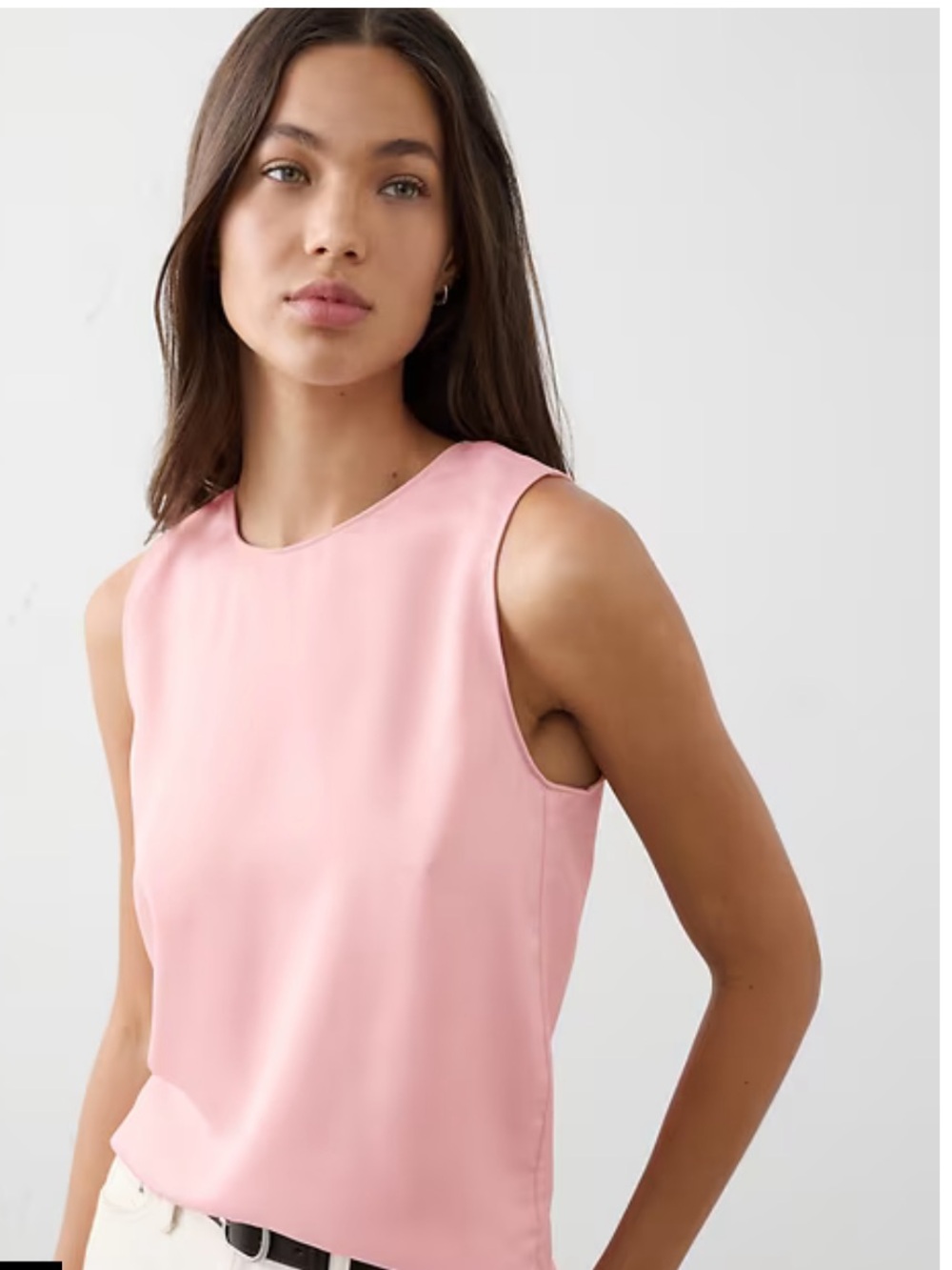 NWT BANANA REPUBLIC FACTORY Shell Tank. Atacama Pink. Large